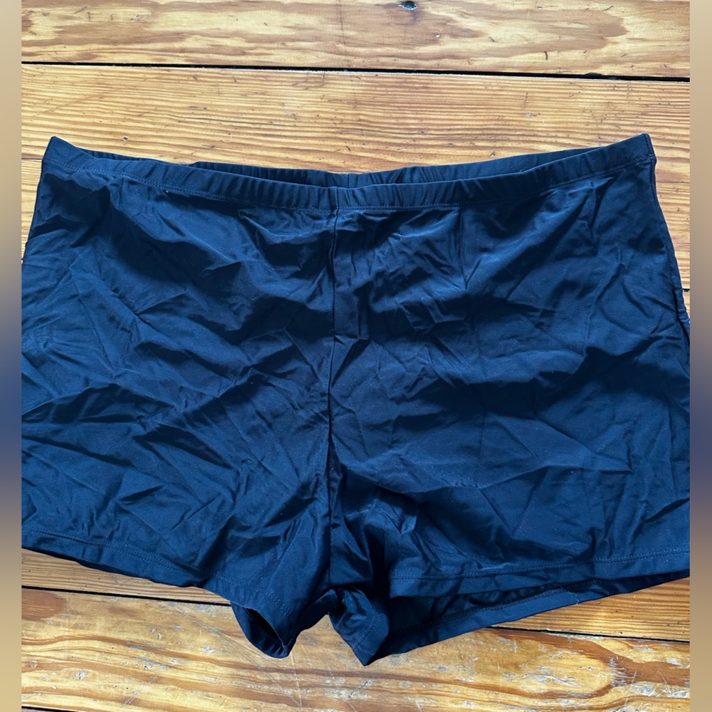 Classic black swim Shorts NWOT